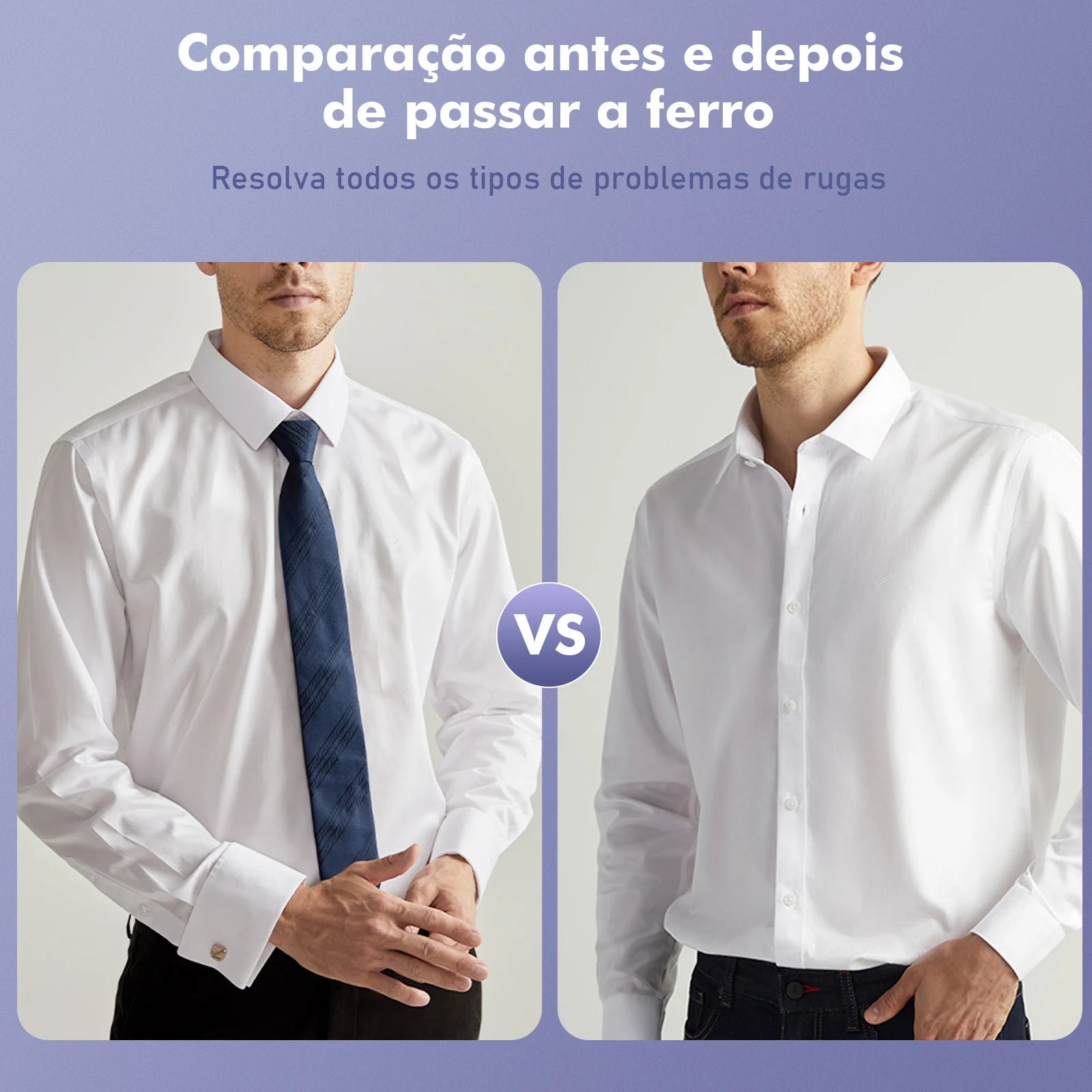 Ferro da Stiro Portatile con Stiratura a Vapore - Ferro Elettrico Compatto per Vestiti e Indumenti