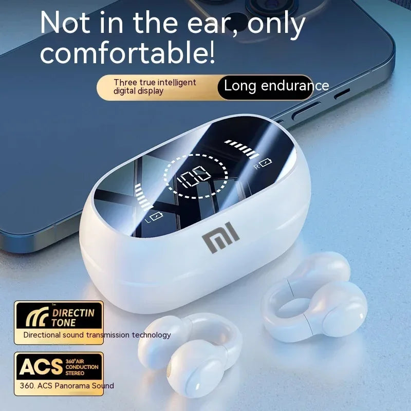 Auricolari Xiaomi M47 Bluetooth 5.3 a Conduzione Ossea con Display Batteria e Riduzione Rumore HiFi