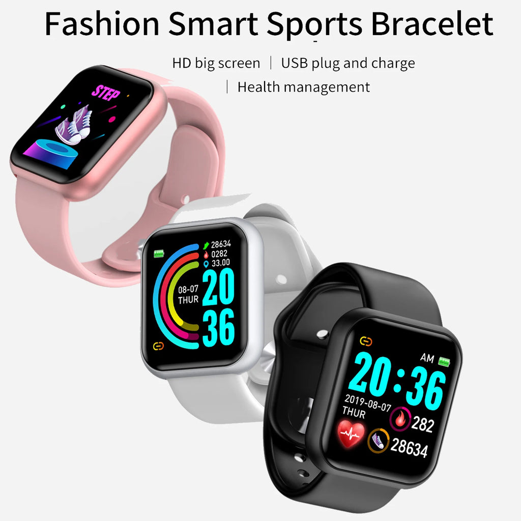 Smartwatch Bluetooth con Lettore Musicale e Monitor Sonno - Orologio Fitness Sport per Uomo Donna Android iOS