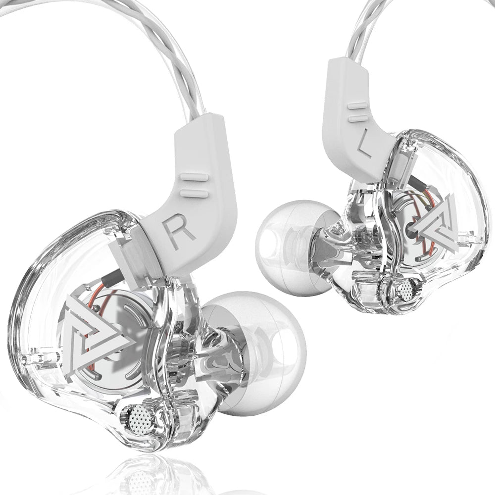 Cuffie In-Ear Originali QKZ AK6 con 6 Driver Dinamici, Microfono, Stereo, Sport, HIFI, Subwoofer, Auricolari Monitor