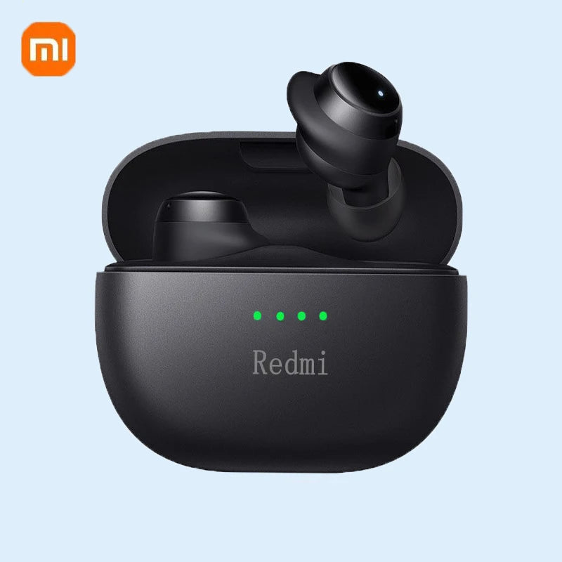 Auricolari in-ear Xiaomi Redmi Bluetooth 5.2 con mini custodia di ricarica, cuffie sportive impermeabili