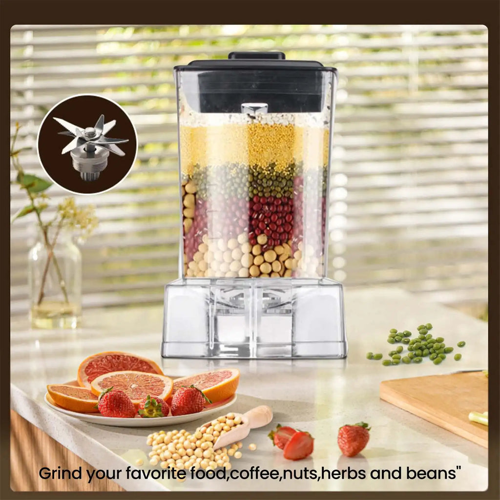 Frullatore Professionale 600W con Contenitore 2.5L, Mixer per Smoothie Frutta Ghiaccio e Frullati