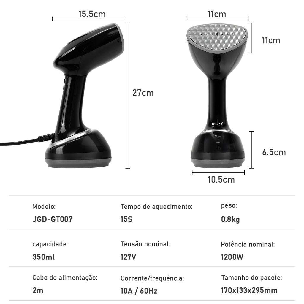 Ferro da Stiro Portatile con Stiratura a Vapore - Ferro Elettrico Compatto per Vestiti e Indumenti