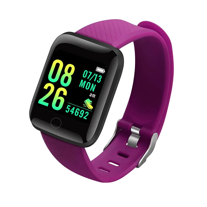 Smartwatch Y68 Fitness Tracker con Notifiche Messaggi - Orologio Intelligente per Android iOS Uomo Donna Sport