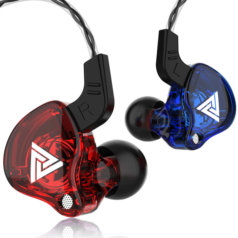 Cuffie In-Ear Originali QKZ AK6 con 6 Driver Dinamici, Microfono, Stereo, Sport, HIFI, Subwoofer, Auricolari Monitor